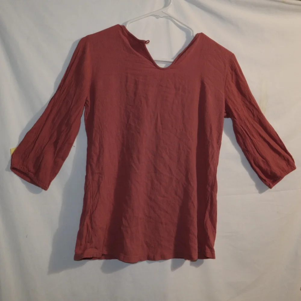 Old NAVY PINK‎ TOP EMBROIRDERED GIRLS XL